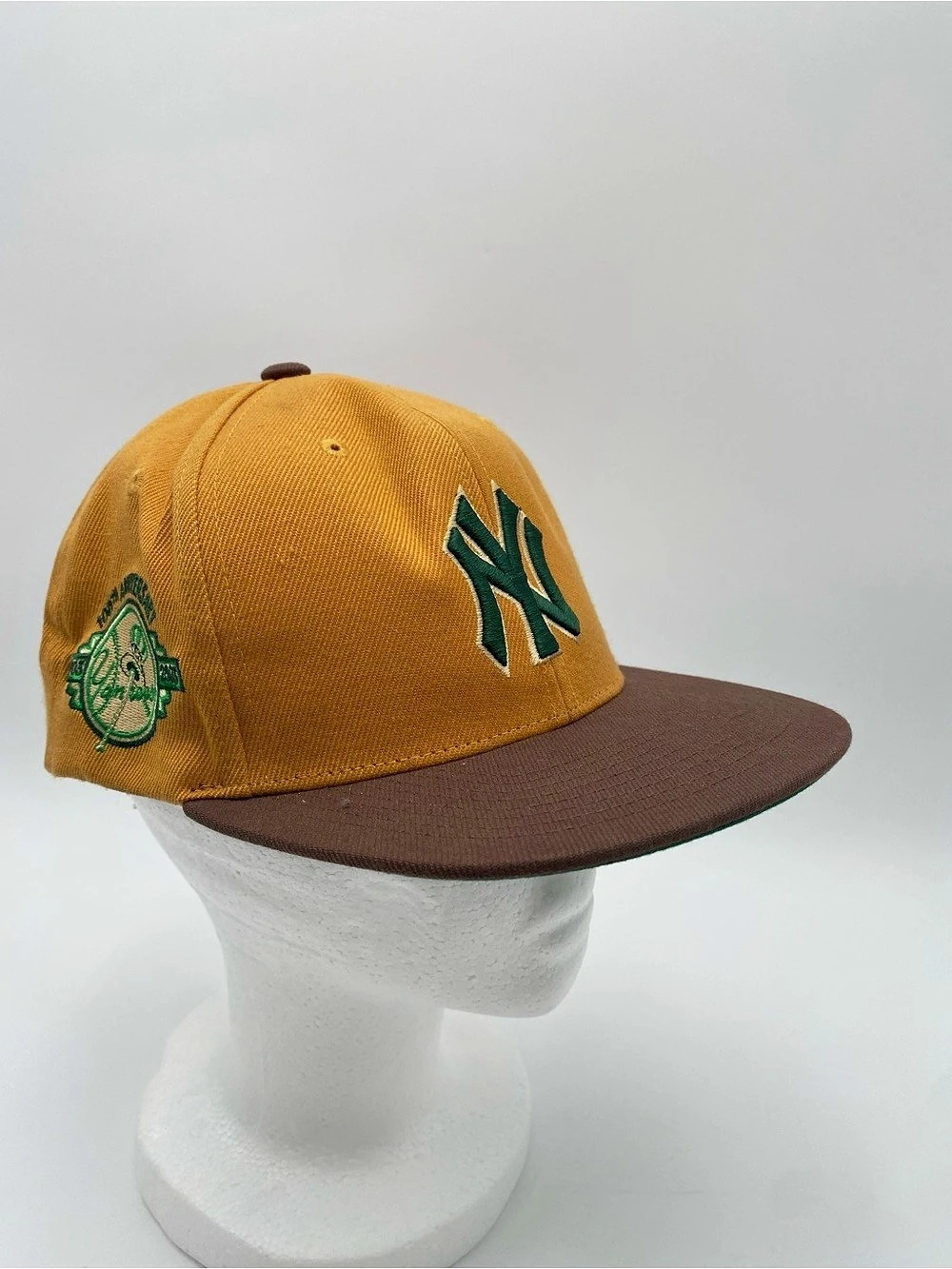 Mitchell & Ness New York Yankees 1996 World Series Yellow & Brown Snapback Hat